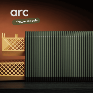 Arc Drawer Module – Moderner Schubladen-Organizer
