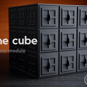 The Cube Drawer Module – moderner Schubladen-Organizer im minimalistischen Cube-Design