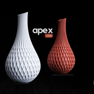Apex Vase – Moderne Designvase mit geometrischer Struktur