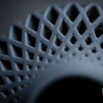 Apexis Vase – Moderne Designvase mit fließender Struktur