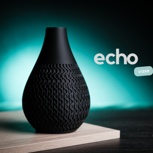Echo Vase – Moderne Designvase mit rhythmischer Struktur