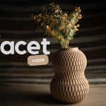 Facet Vase – Moderne Designvase mit facettierter Oberfläche