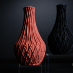 Fractal Vase – Moderne Designvase mit komplexer Struktur