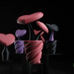 Hearts Vase – Dekorative Designvase