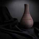 Inflect Vase – Moderne Designvase mit fließender Geometrie