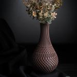 Inflect Vase – Moderne Designvase mit fließender Geometrie