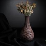Inflect Vase – Moderne Designvase mit fließender Geometrie
