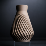 Influx Vase – Dynamische Designvase mit fließender Bewegung