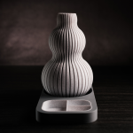 Nimbus Vase – Elegante Designvase mit weicher, fließender Struktur
