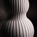 Nimbus Vase – Elegante Designvase mit weicher, fließender Struktur