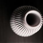 Nimbus Vase – Elegante Designvase mit weicher, fließender Struktur