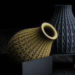 Perpetuo Vase – Kompakte Designvase mit feiner Struktur