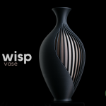 Wisp Vase – Moderne Designvase mit strukturierter Oberfläche